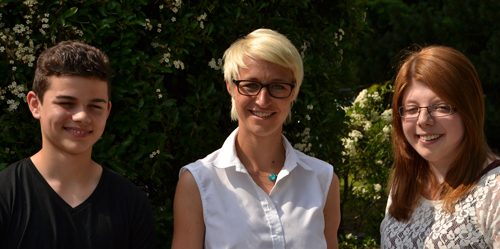 Treffen mit zwei meiner Stipendiaten des PPP