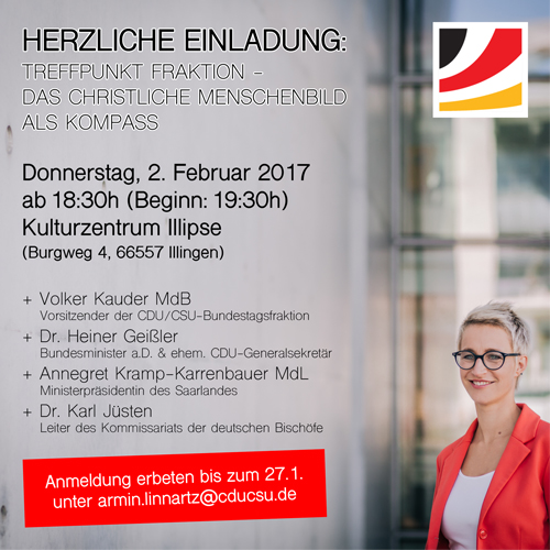 Herzliche Einladung: Treffpunkt Fraktion