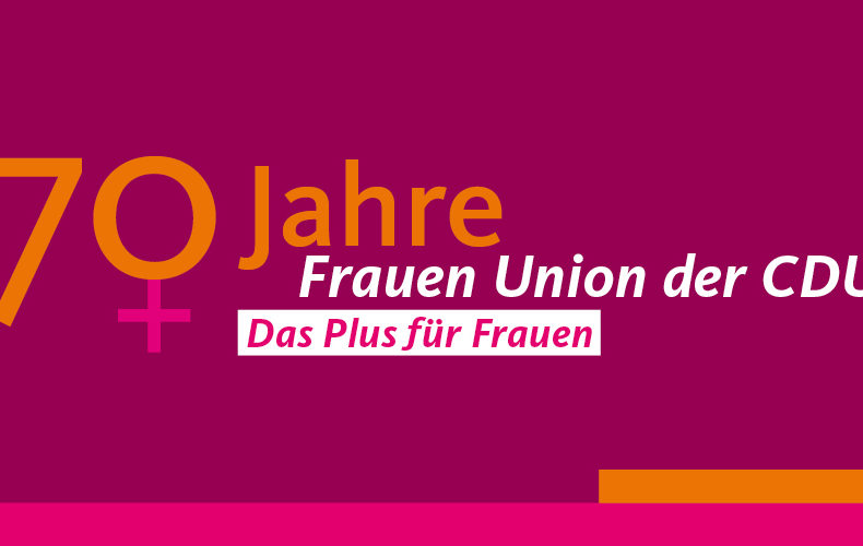 Herzlichen Glückwunsch der Frauen Union der CDU